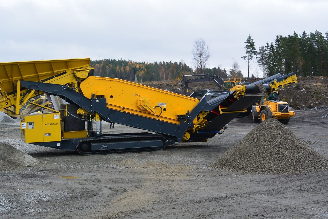 Запчасти гусеничного хода дробильно-сортировочных установок Keestrack