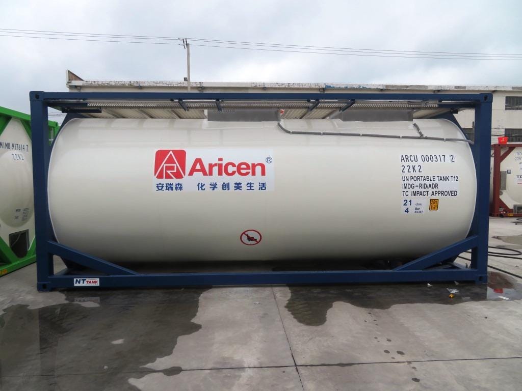 Танк-контейнер объём 21м3 тип Т12, для перевозки метанола. — фото 2