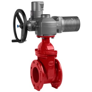 Задвижки с обрезиненным клином ГРАНАР KR15 с приводом AUMA SA