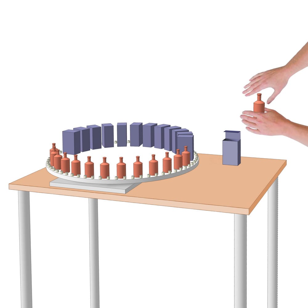 Поворотный столик для рабочего места фасовщика, сборщика — фото 9