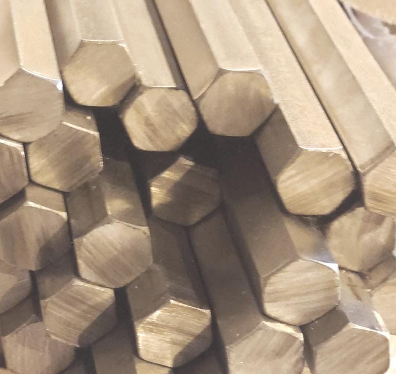 Шестигранник холоднотянутый  нержавеющий 22мм AISI 316L