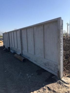 Заборы железобетонные ПО-2, ПО-2М, П5в, П6в, 1ПБ. 3 ПБ