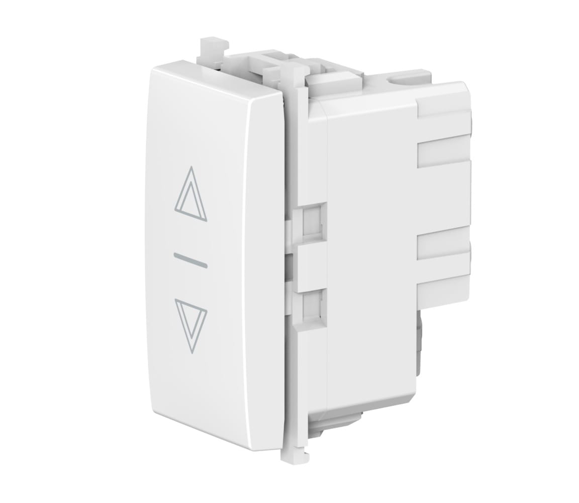 Выключатель CADUCEUS ALING EXPERIENCE для скрытой проводки, одноклавишный, для рольставней/жалюзи, 10А, 250В~