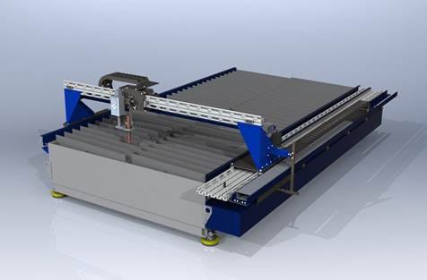 Машина термической резки металла с ЧПУ «Диагональ 1,5х3,0-3КП» Плазмамаш