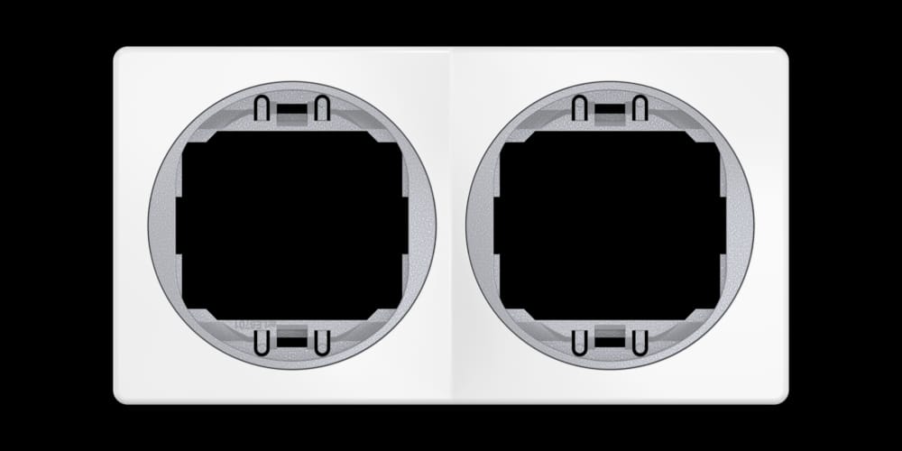 Рамка декоративная CADUCEUS ALING EON, двухместная, горизонтальная