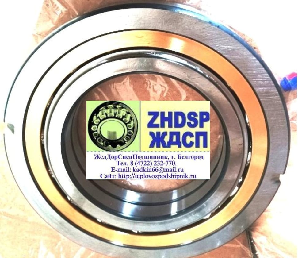 Подшипник 176228Л (QJ228 N2 МA) пр-во URB тепловозов ТГМ. Два паза N2 и выточка по торцу внутр.кольца