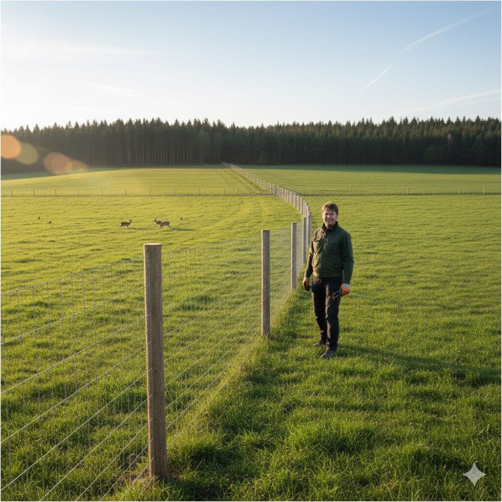 Шарнирная сетка для фермеров и дорог (узловая, лесная) — фото 3