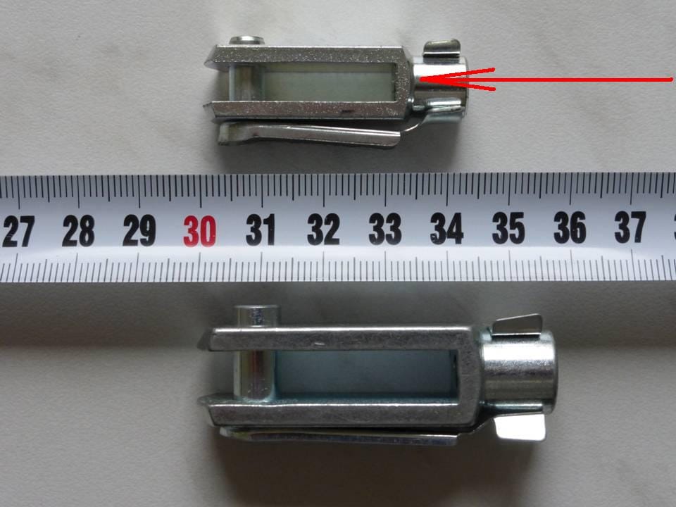 Трос управления (вилка - вилка) Indemar (IB-741200) для спецтехники — фото 9