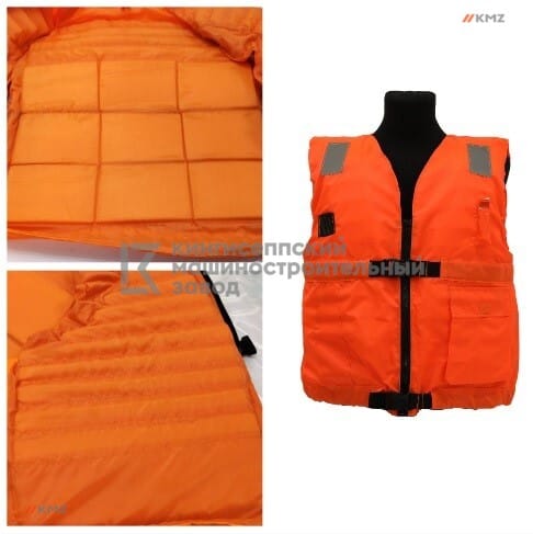 Жилет страховочный рабочий (ЖСР-1) с сертификатами РМРС и РКО — фото 2