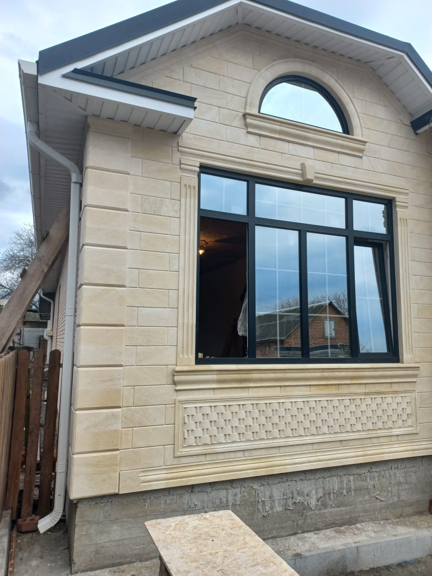 Облицовочный камень для фасада: песчаник, ракушечник, плитка известняк — фото 5