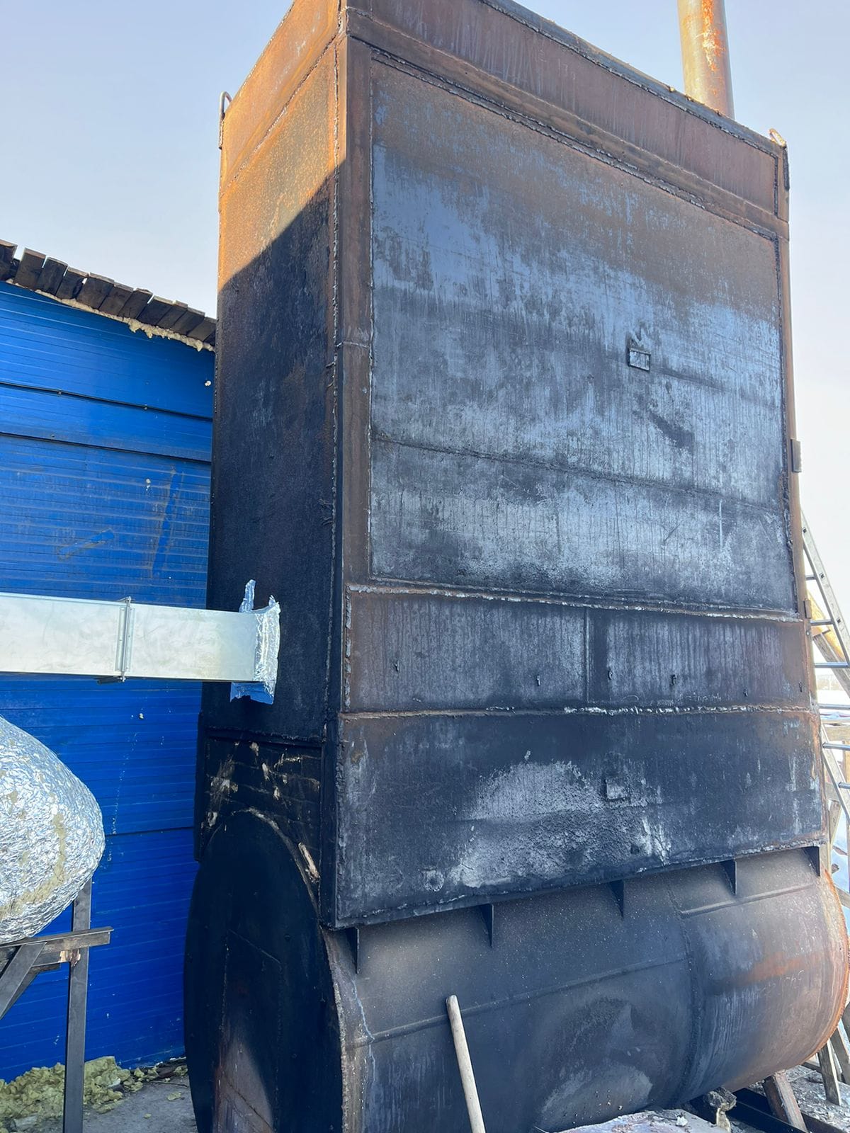 Воздушный твердотопливный теплогенератор для сушки дров и др.. — фото 5