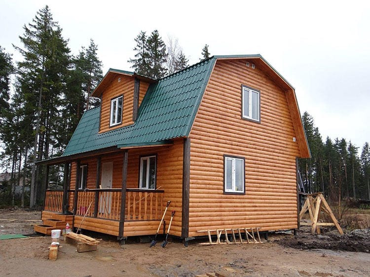 Каркас-58 дачные домики с фундаментом и отделкой под ключ