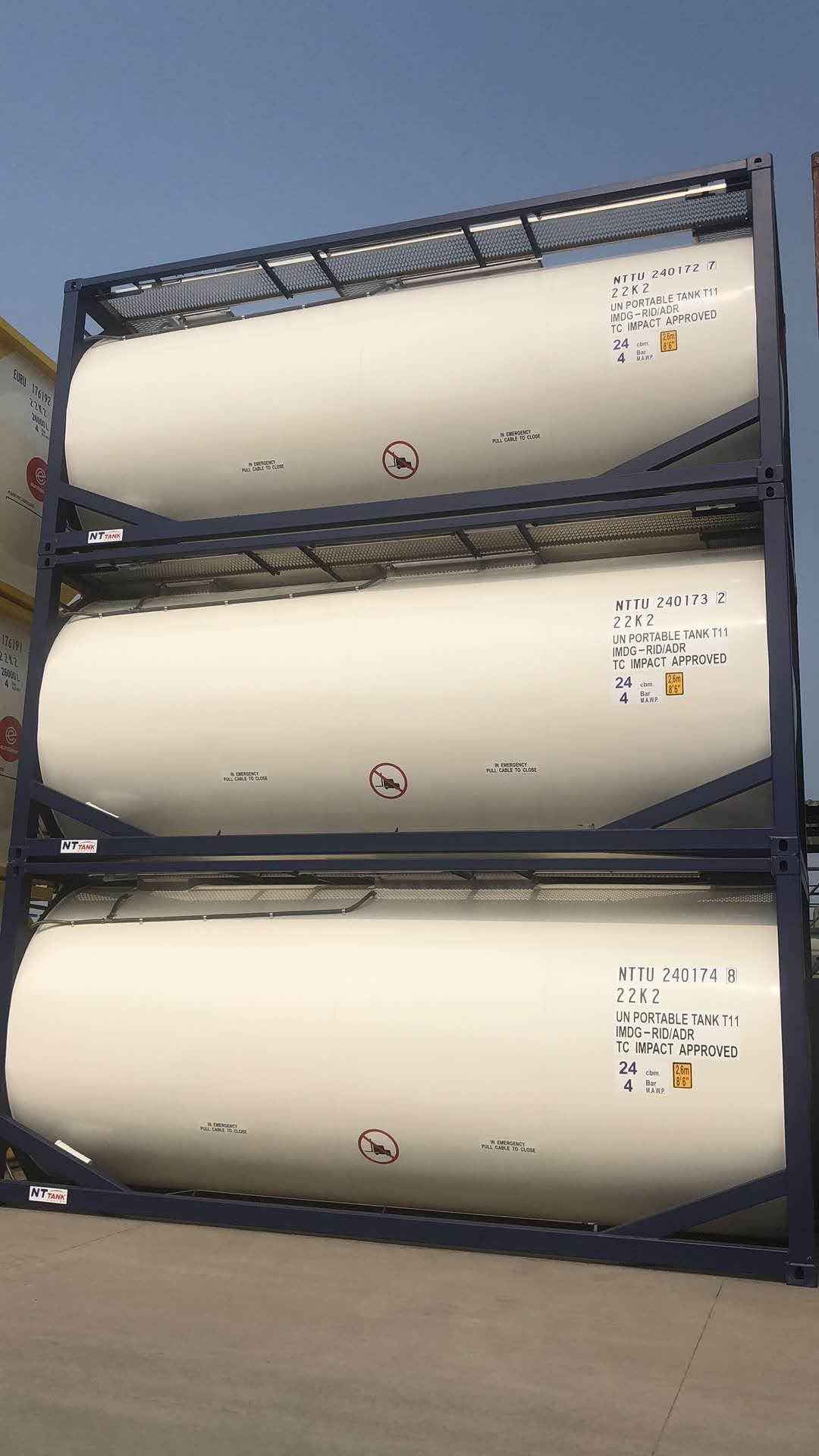 Танк-контейнер тип Т11 объём 25м3 для перевозки химических веществ, новый. — фото 2