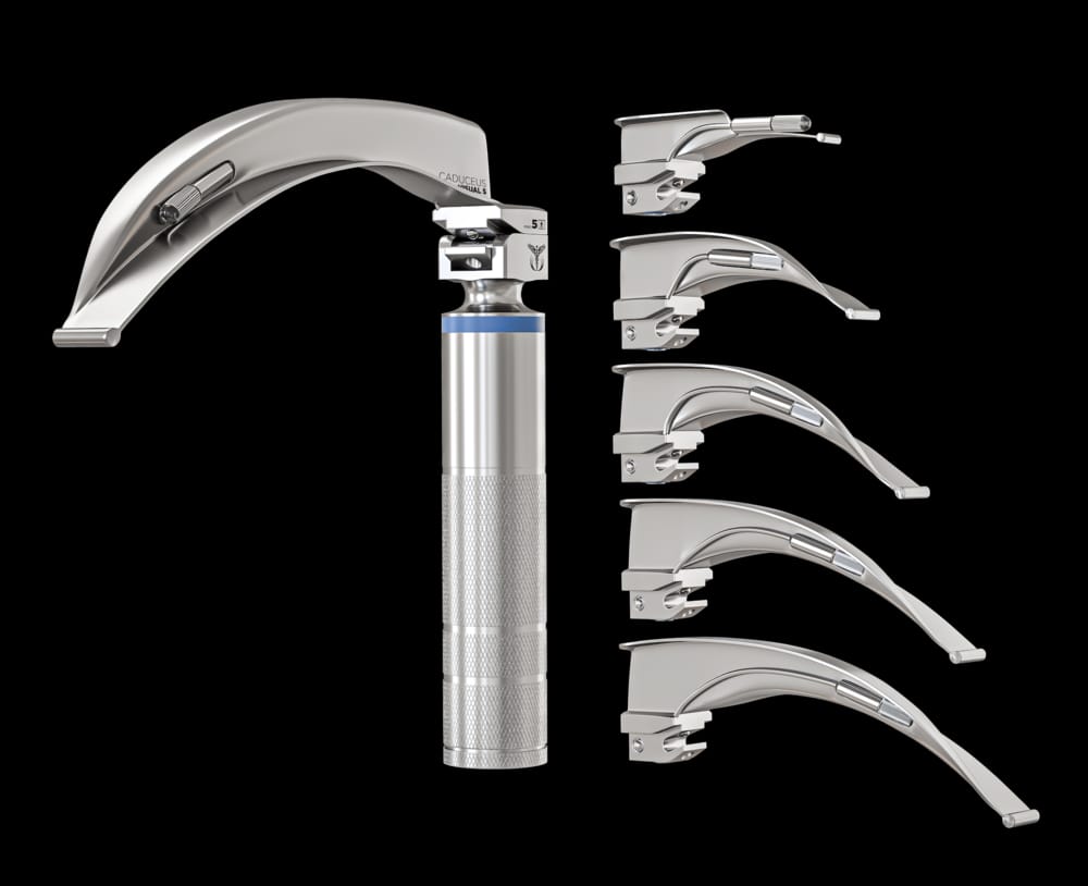 Ларингоскоп интубационный лампочный CADUCEUS VISUAL S