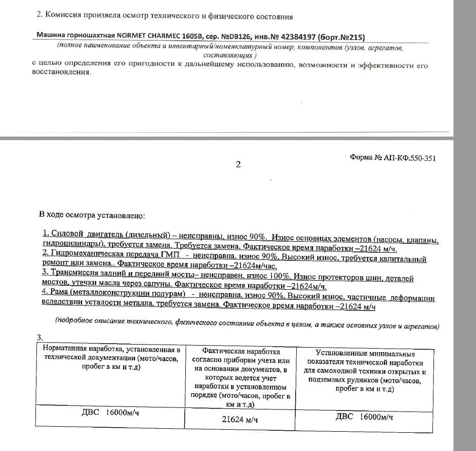 Машина горношахтная NORMET CHARMEC 1605B, сер. №DB126  (Борт № 215) — фото 2