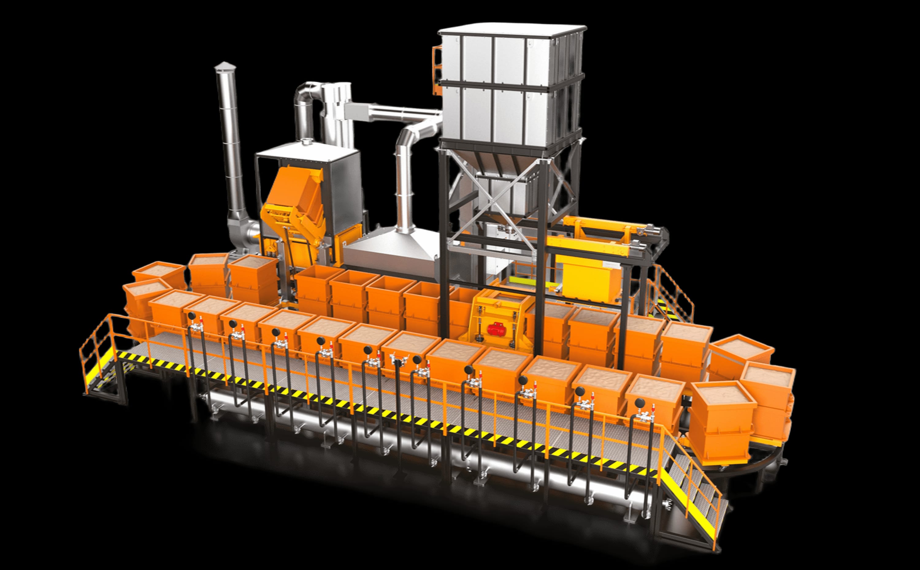 Автоматизированные линии для литья по технологии ЛГМ