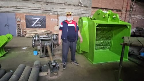 Ковш просеивающий на JCB 240