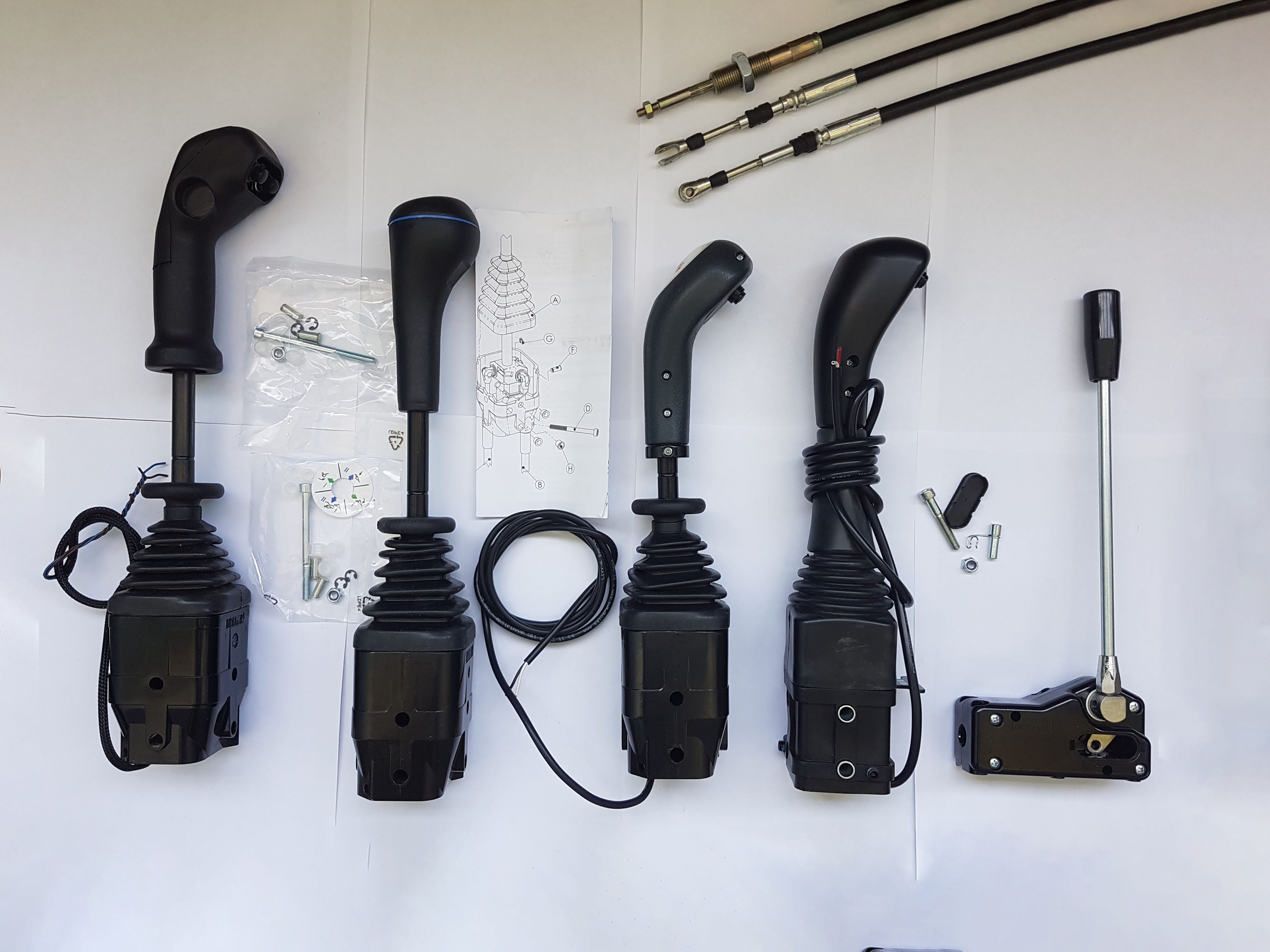 Джойстики управления тросовые для спецтехники — фото 3