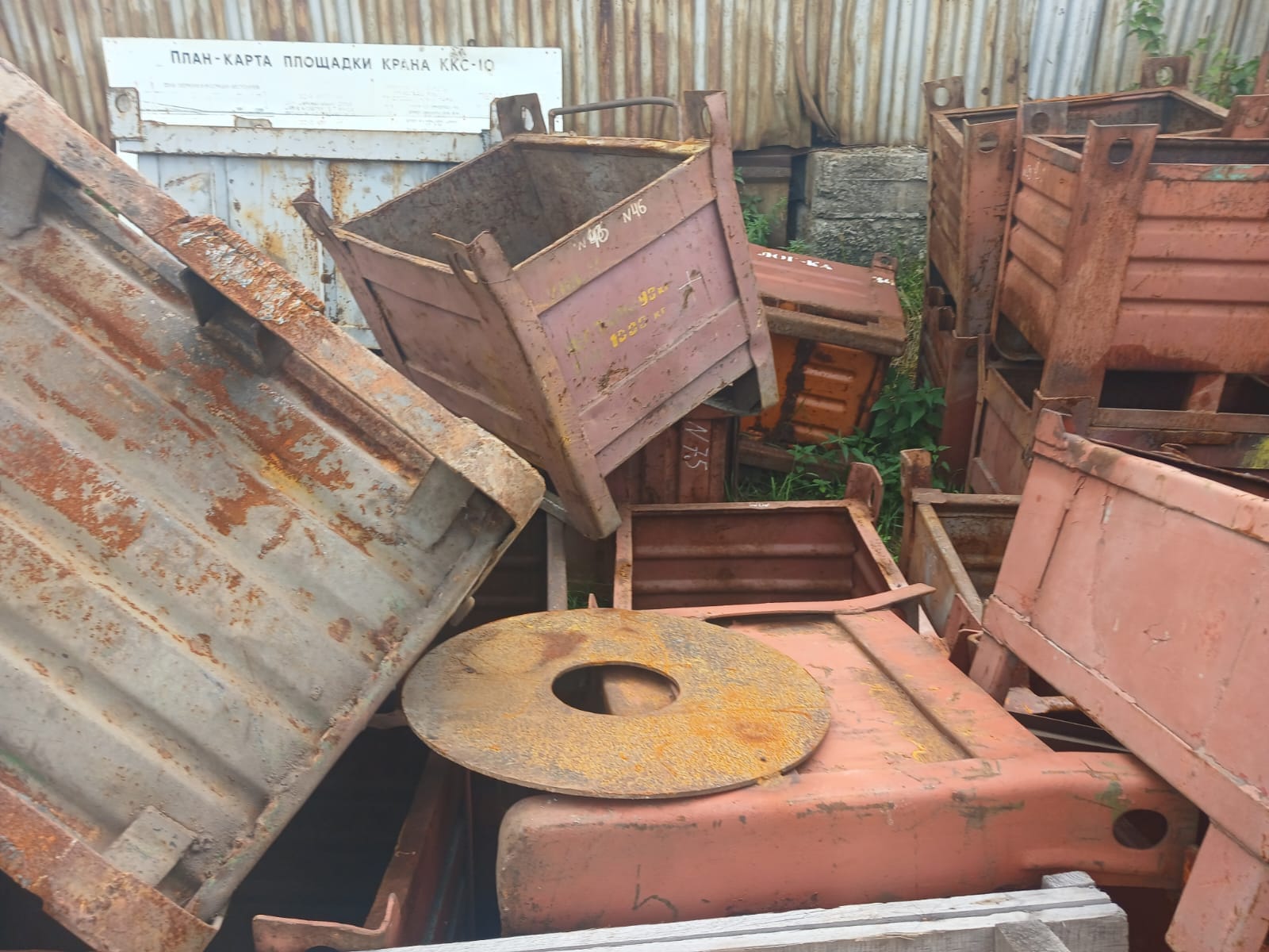 Тара, ящики, мульды, металлические 800х650х600мм — фото 4