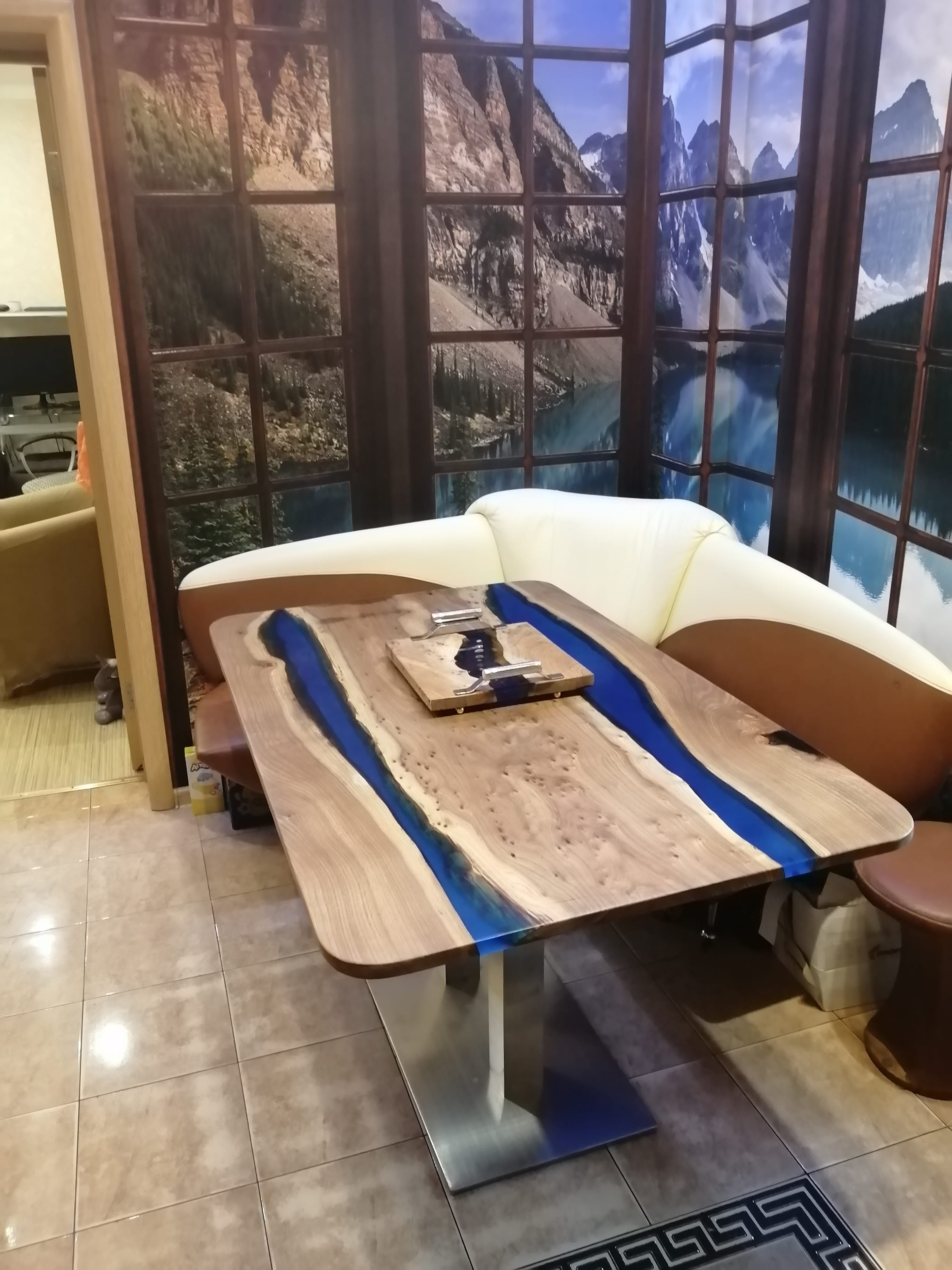 Стол из слэба обеденный или рабочий