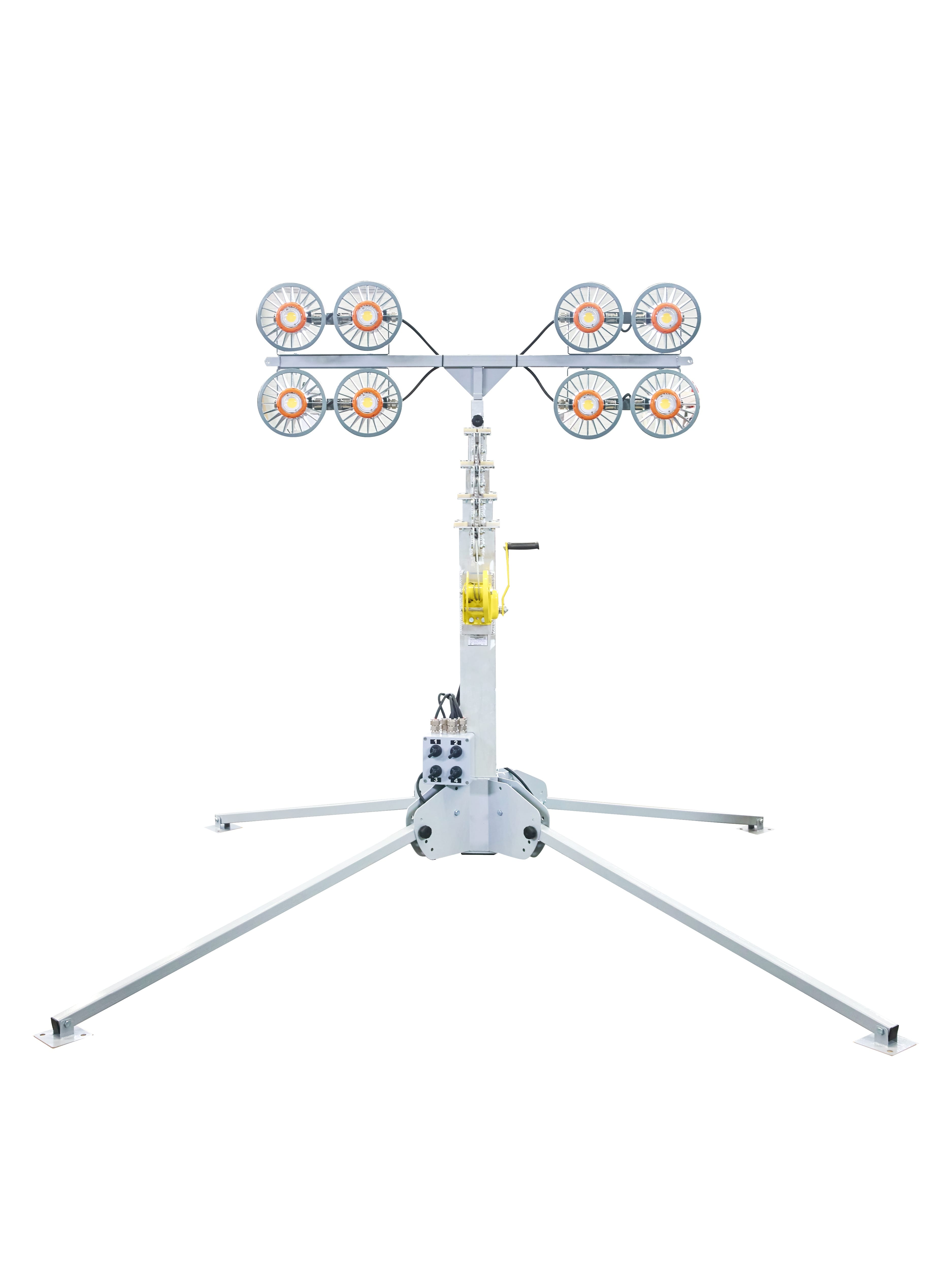 Мобильный осветительный комплекс взрывозащищённый MOK-4x200LED-6.0-1Exd