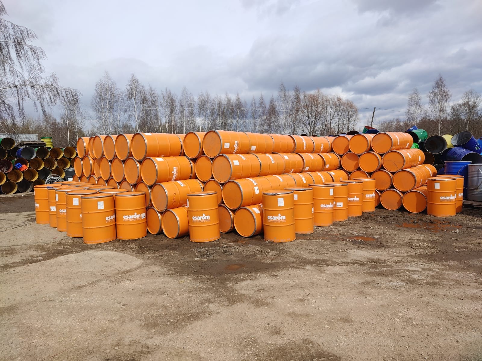 Бочка металлическая конусная бу 216 л — фото 9