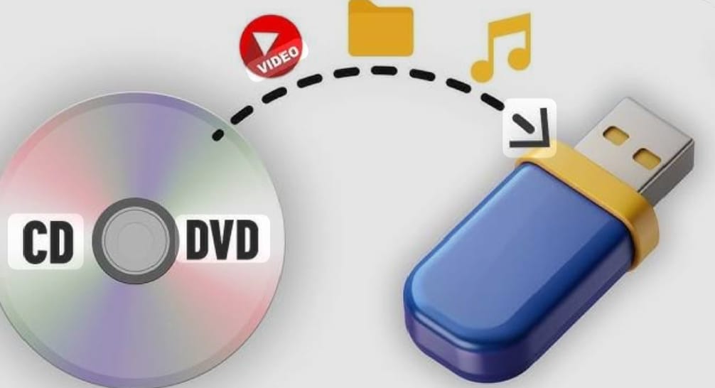 Копирование с дисков CD, DVD на флешку