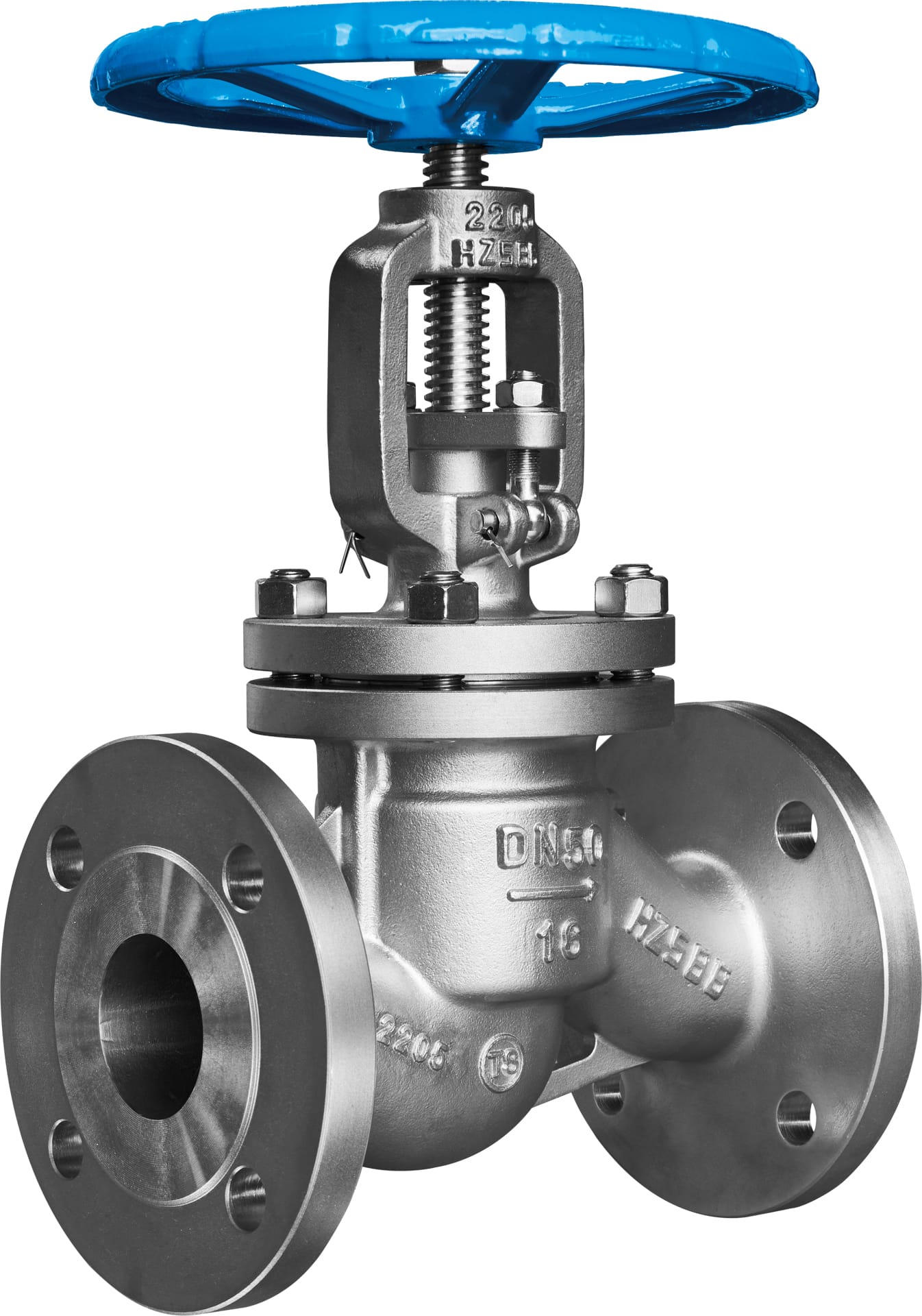 Клапаны запорные фланцевые Duplex 2205 Ру16 Ду50