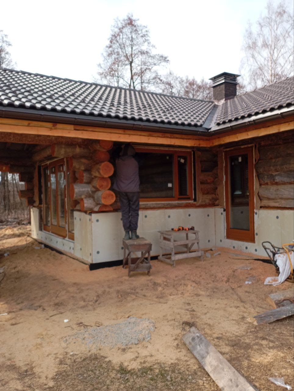 Деревянные евроокна со шпросами — фото 12