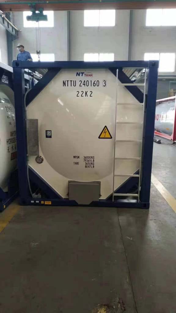 Танк-контейнер тип Т11 объём 24м3 для перевозки щелочных элементов, новый. — фото 3