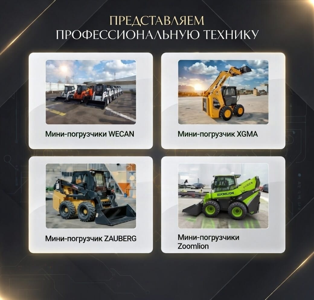 Мини-погрузчики. Работайте удобно, работайте с удовольствием