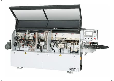 Автоматический кромкооблицовочный станок с прифуговочным узлом F600