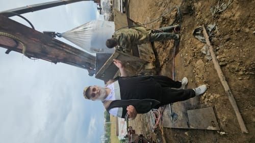 Просеивающий ковш (валковый тип на шестернях)