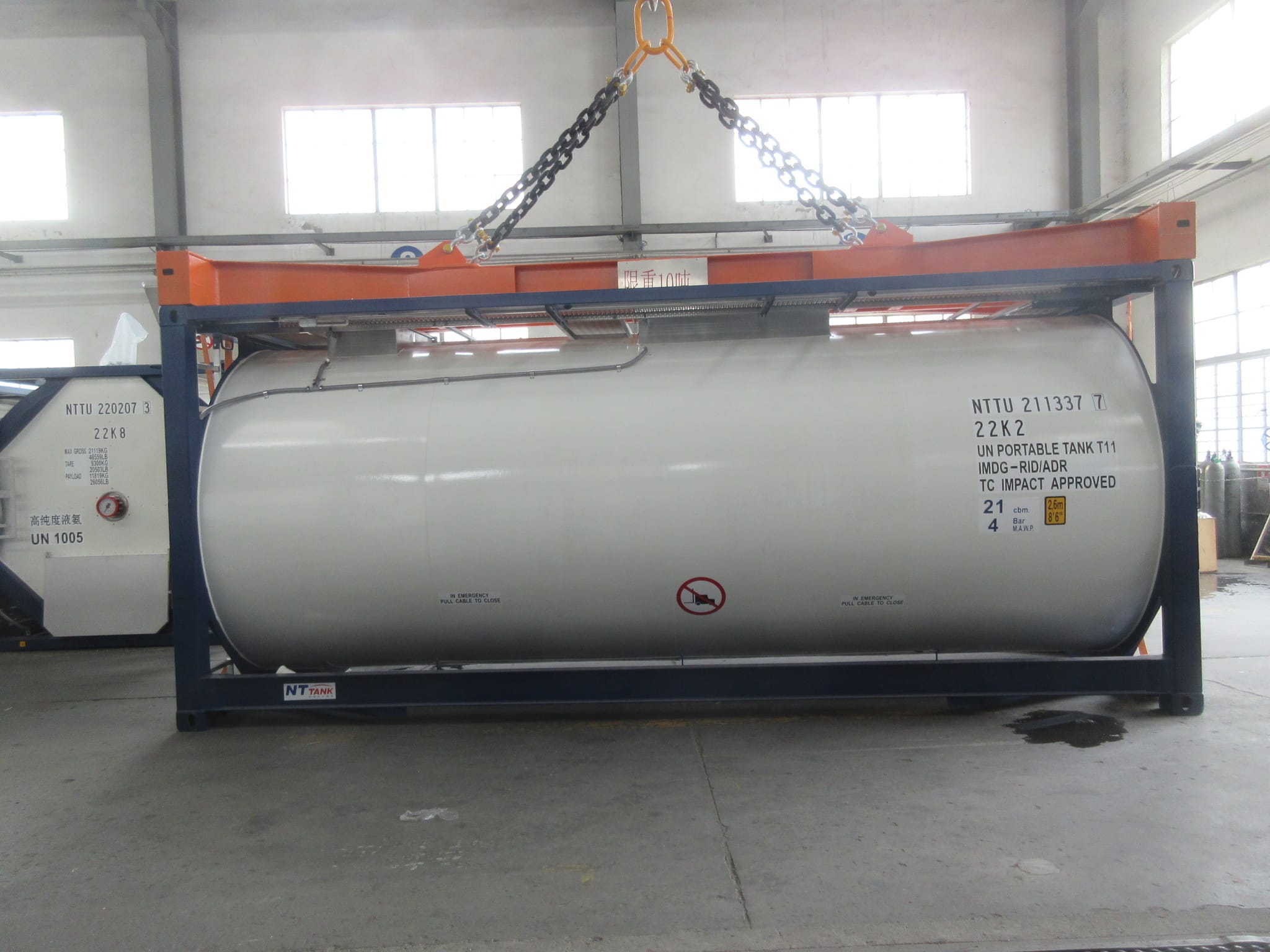 Танк-контейнер тип Т11 объём 21м3 для перевозки химических веществ, новый. — фото 2