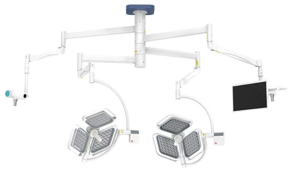 Светильник медицинский хирургический потолочный CADUCEUS CL4-L3/L3