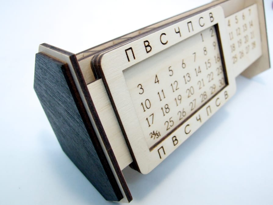 Настольный Органайзер - "Вечный Календарь" "RULTIG" — фото 7