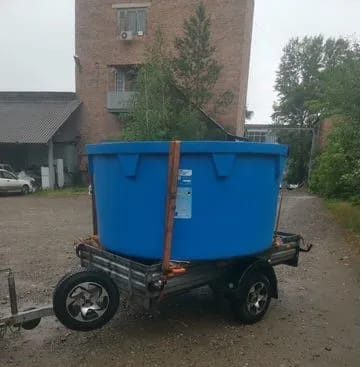 Бассейн круглый пластиковый