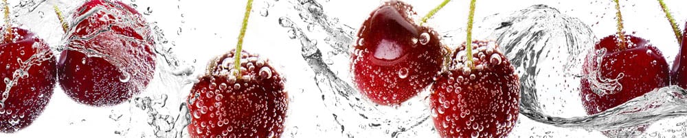 Интерьерная панель АБС:  Вишня в воде  600х3000х1,5мм