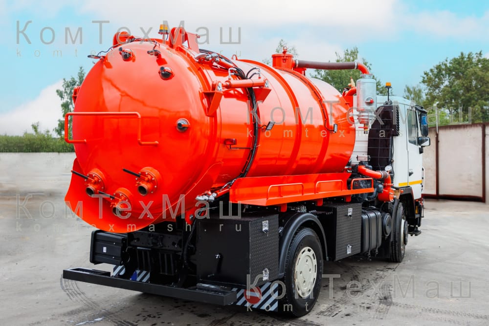 Установка вакуумного оборудования КО на шасси авто КАМАЗ,ИСУЗУ,ХЕНДАЙ,ЗИЛ и прочие