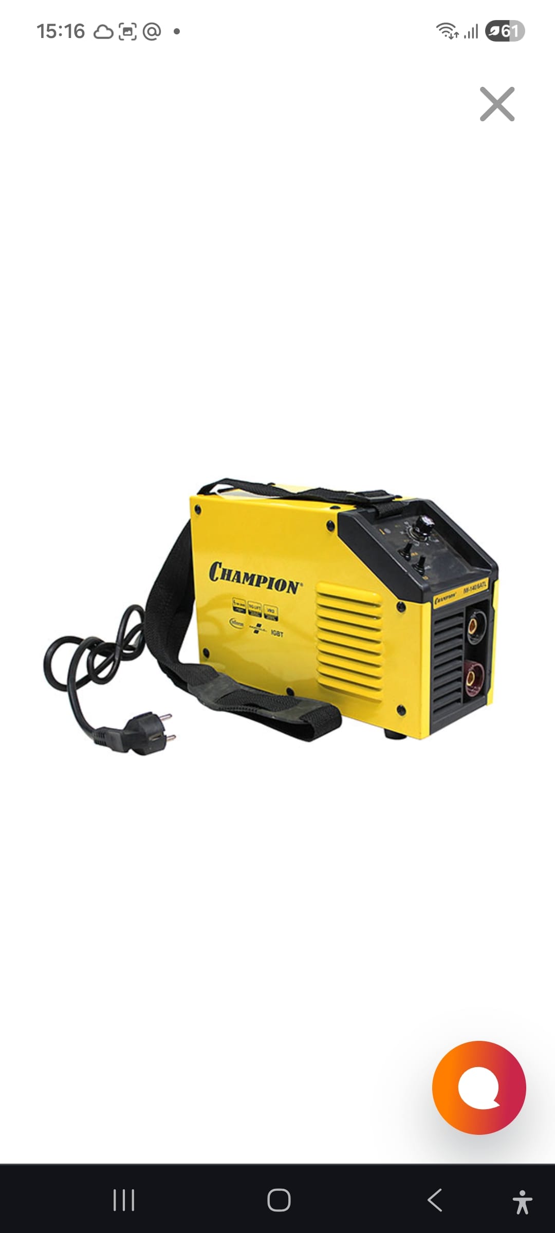 Сварочный инвертор CHAMPION IW-140/6ATL