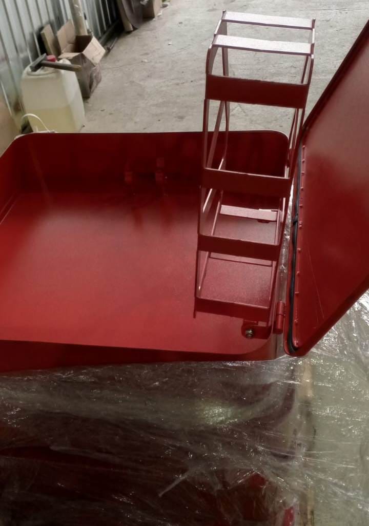 Ящик для хранения пожарного рукава с подвижной корзиной — фото 7