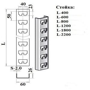 Подвесная система хранения. Полки. Стеллажи. — фото 7