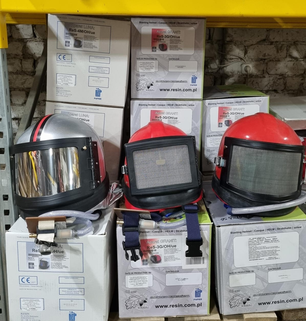 Шлем дробеструцщика Granit — фото 9