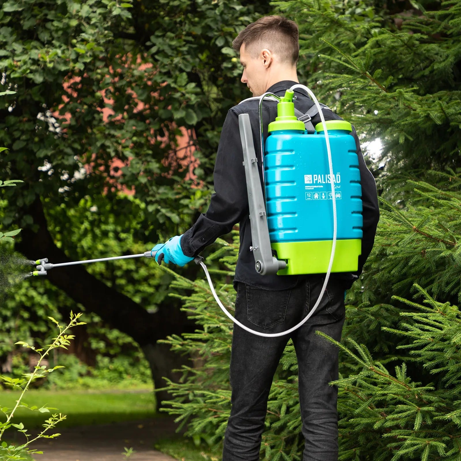 Сеялка на колесах механическая с ручкой, 12 л Palisad арт.63950 — фото 4