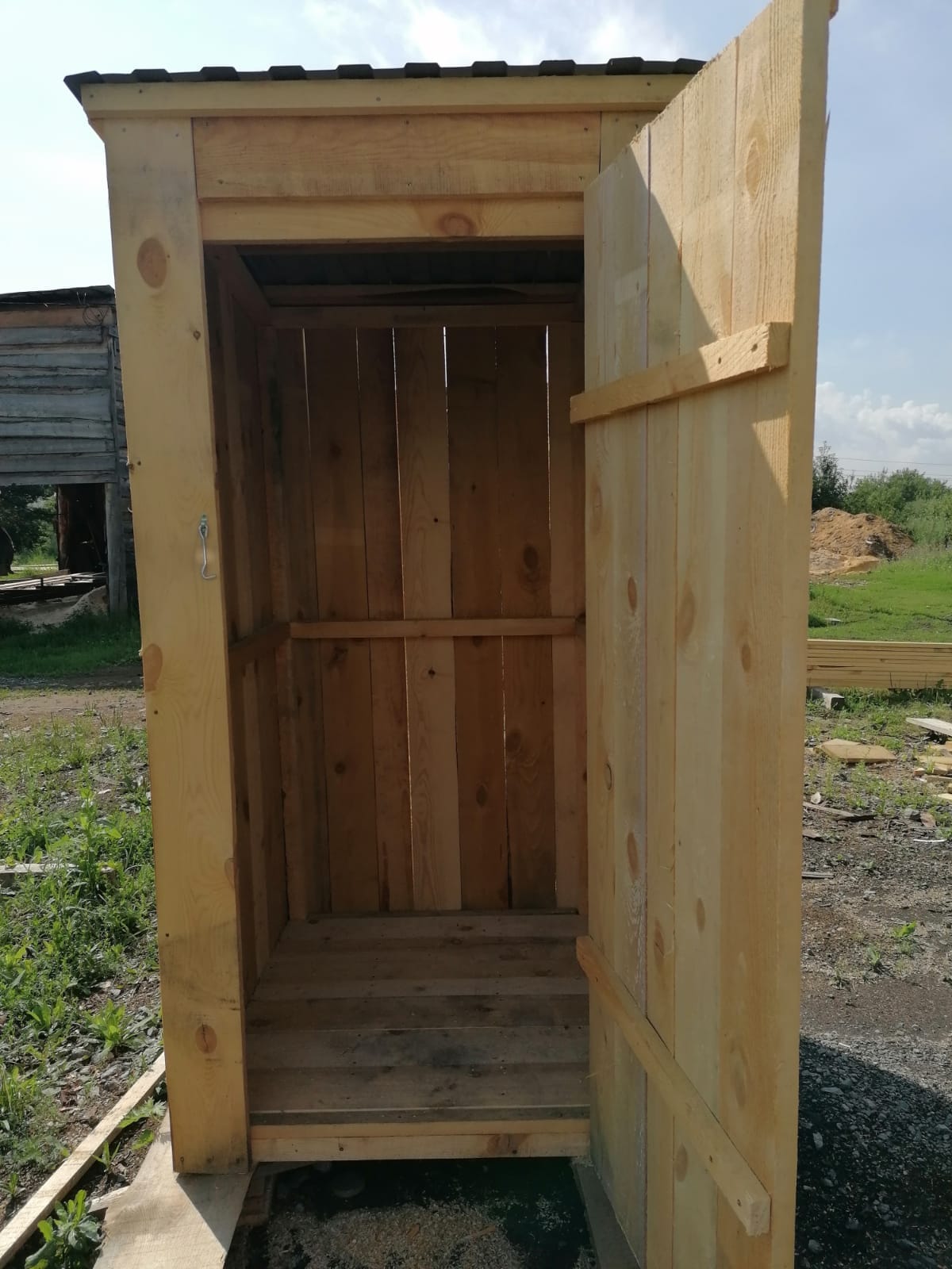 Деревянный туалет для дома и сада — фото 3