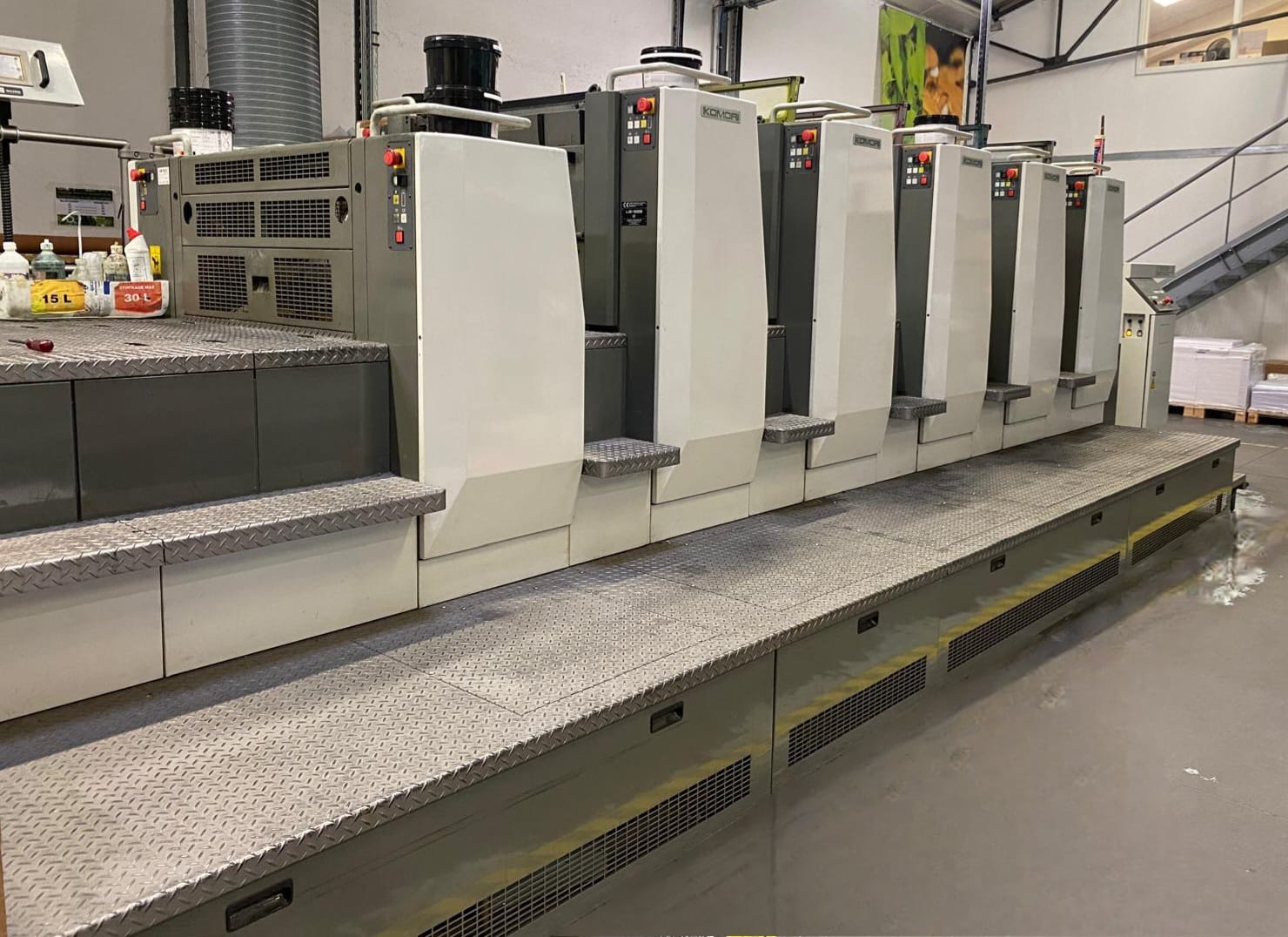 Офсетная печатная машина Komori LS-529+LX-HUV