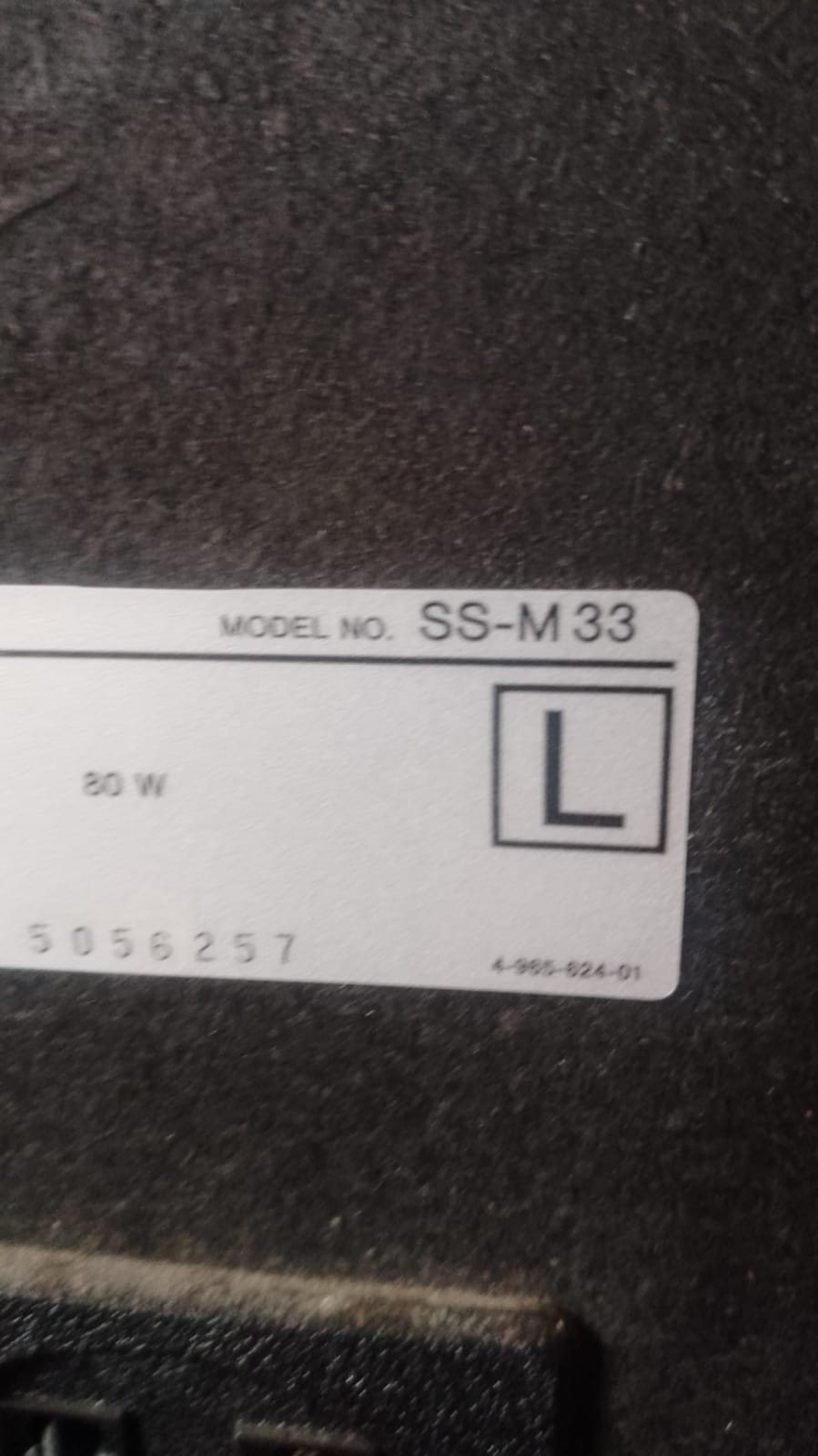 Колонки Sony SS-M 33 — фото 3