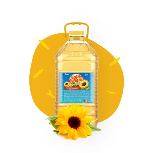 Масло подсолнечное ТМ Дары Кубани — фото 4