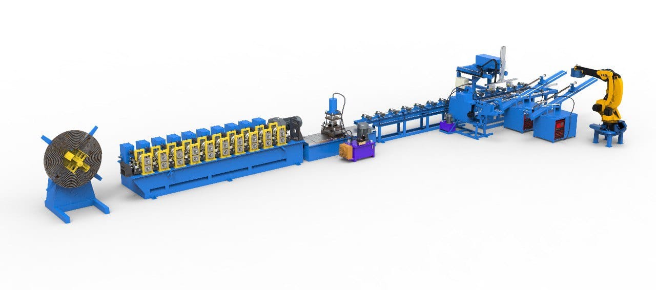 Автоматическая линия по производству трубчато-фрикционных анкеров JB-A48