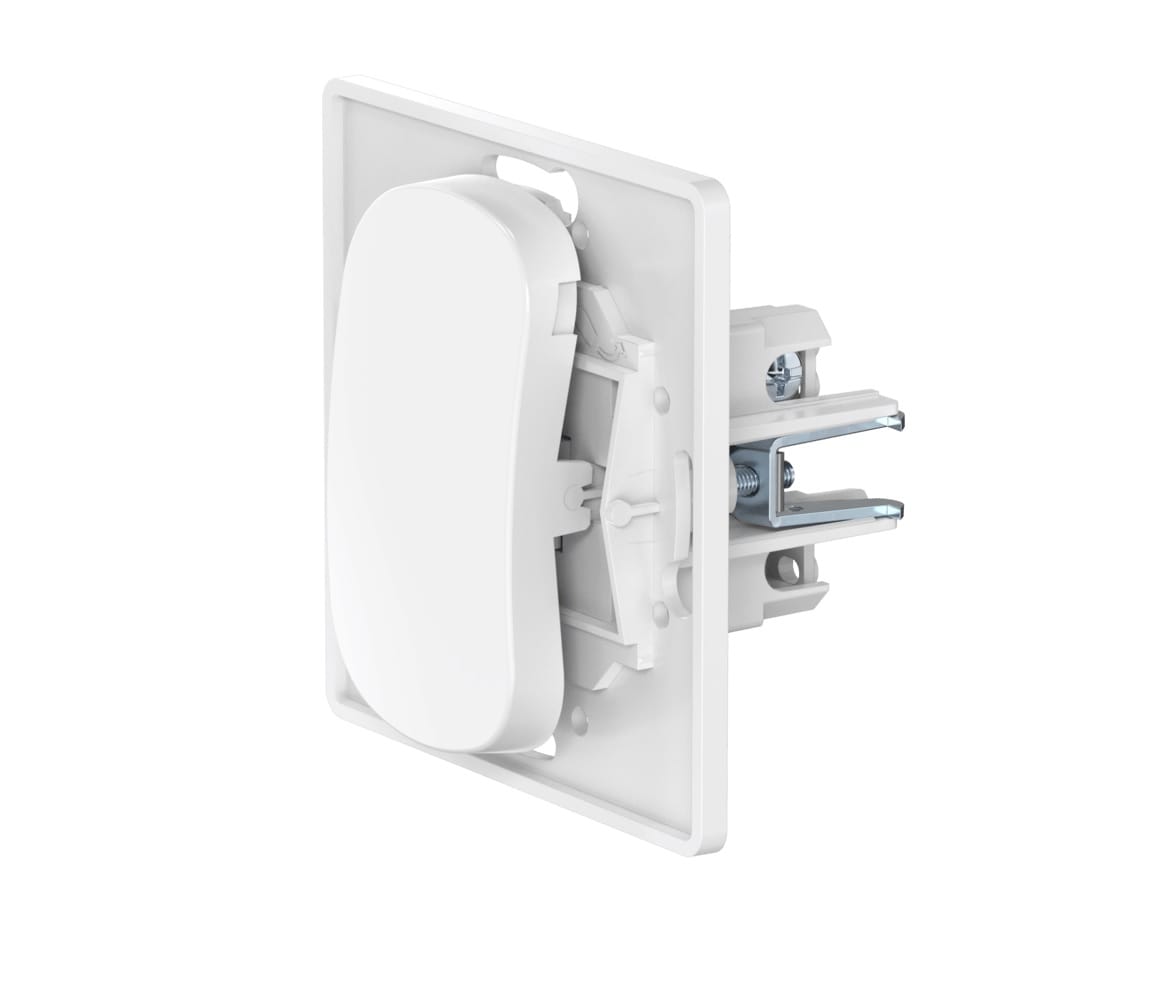 Выключатель скрытой установки CADUCEUS ALING EON, кнопочный, узкая клавиша, 10А, 250В~, механизм